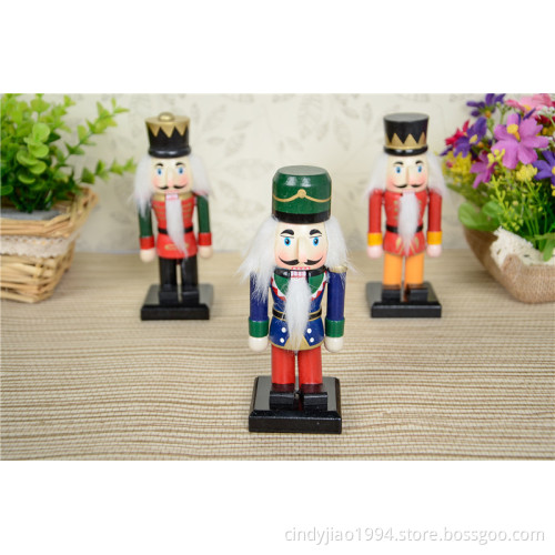 Christmas pendant decorative figurine wooden nutcracker soldiers